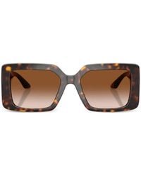 Versace - Sonnenbrille Mit Eckigem Gestell - Lyst