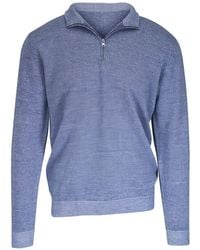 Peter Millar - Barlow Zipped-Collar Polo Shirt - Lyst