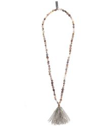 Max Mara Gimmy Quartz Necklace - Grey
