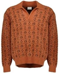 Drole de Monsieur - Pull En Laine À Motif Monogrammé En Jacquard - Lyst