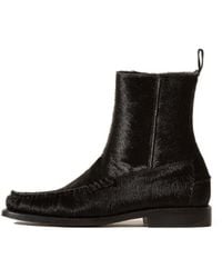 Hereu - Andreu Calf-Hair Ankle Boots - Lyst