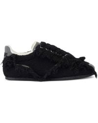Moschino - Frayed-Edge Sneakers - Lyst