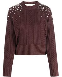 Golden Goose - Deluxe Brand Sassafras Sweater con diamantes de imitación - Lyst