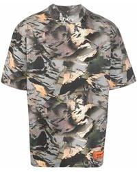 Heron Preston - Camouflage Mock-neck T-shirt - Lyst