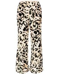 Forte Forte - Pantalon En Velours À Imprimé Abstrait - Lyst