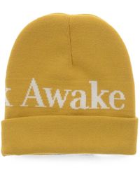 AWAKE NY - Logo-Detail Beanie Hat - Lyst