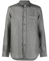 120% Lino - Button-Up Linen Shirt - Lyst