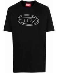 DIESEL - T-shirt T-Just-Bigoval en coton - Lyst