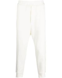 DSquared² - Pantalones con logo bordado y raya lateral - Lyst
