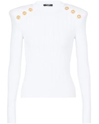 Balmain - ボタン セーター - Lyst