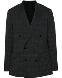 AllSaints - Spica Checked Blazer - Lyst