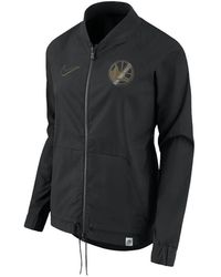 Nike - Nba Golden State Warriors Bomber Jacket - Lyst