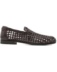 Fendi - Loafer Aus Leder - Lyst