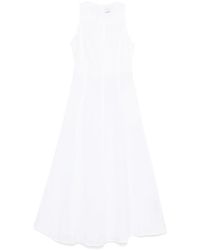 Eleventy - Robe En Lin À Coupe Mi-Longue - Lyst