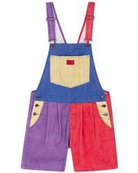 Favorite People - Mozzarela Colour-Block Adjustable-Straps Overalls - Lyst