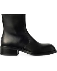 Lemaire - Zipped Ankle Boots - Lyst