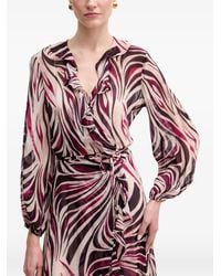 Twinset - Ruffled Wrap Dress - Lyst