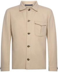 Franzese Collection - Buttoned Patch-Pocket Jacket - Lyst