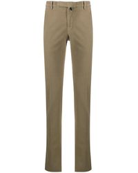 Incotex - Textured Straight-Leg Trousers - Lyst