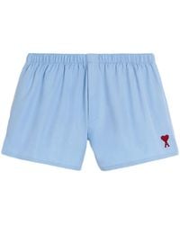 Ami Paris - Ami De Coeur Cotton Boxers - Lyst