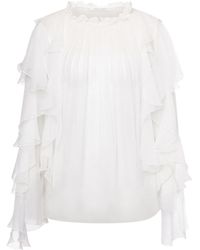 Alberta Ferretti - Ruffle-Detailing Blouse - Lyst