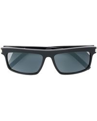 Saint Laurent Occhiali da sole squadrati - Nero