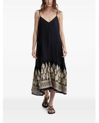 Greek Archaic Kori - Embroidered Ruffled Dress - Lyst