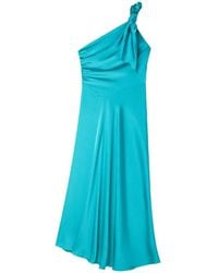 Sandro - One-Shoulder Midi Dress - Lyst