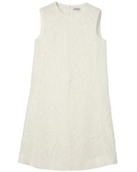 Burberry - Paisley Lace Shift Dress - Lyst