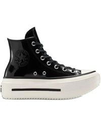 Converse - Leather Platform Sneakers - Lyst
