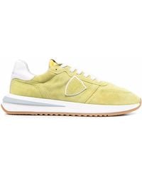 Philippe Model - Panelled Low-Top Suede Sneakers - Lyst