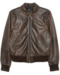R13 - Boyfriend Distressed Leather Jacket - Lyst