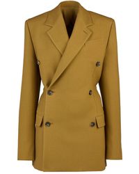 Tod's - Double-Breasted Wool Jacket - Lyst