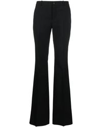 Saint Laurent - High-Waist Flared Trousers - Lyst