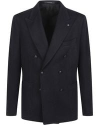 Tagliatore - Chaqueta Con Doble Botonadura - Lyst