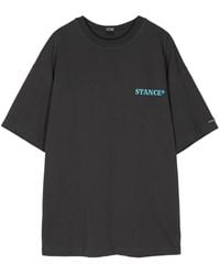 Stance - Chest Logo-Print Detail T-Shirt - Lyst