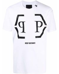 Philipp Plein - Hexagon Logo Cotton T-shirt - Lyst
