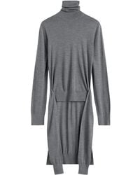 TOTEME - Midi-Jurk Met Col En Ceintuur - Lyst