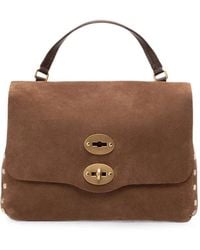 Zanellato - Small Postina Jones Stud-Embellished Shoulder Bag - Lyst
