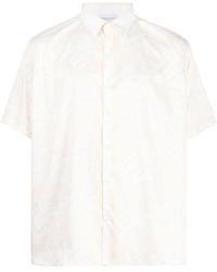 FAMILY FIRST - Monogram-print Short-sleeve Shirt - Lyst