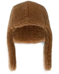 Loewe - Shearling-Effect Trapper Hat - Lyst