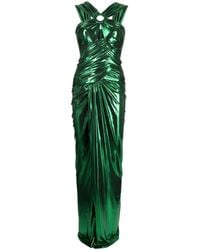 Zuhair Murad - Lamé Draped Sleeveless Gown - Lyst