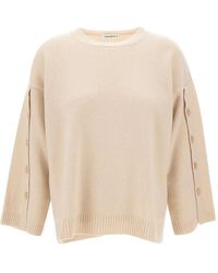 Kangra - Button-Sleeve Sweater - Lyst