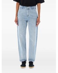 Carhartt - Pierce Stone-Washed Logo-Patch Jeans - Lyst