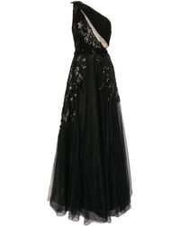 Saiid Kobeisy - One-Shoulder Beaded Gown - Lyst