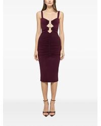 Nissa - Ruched Midi Dress - Lyst