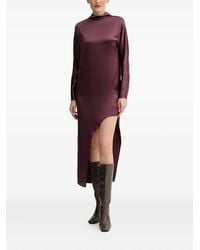 Isabelle Blanche - Mock-Neck Midi Dress - Lyst