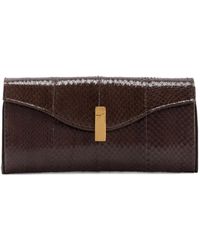 Giuseppe Zanotti - Flutie Clutch Met Slangen-Effect - Lyst