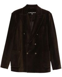 Circolo 1901 - Doppelreihiges Sakko aus Cord - Lyst