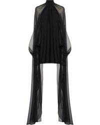 ‎Taller Marmo - Eterea Mini-Jurk Met Hoge Hals - Lyst